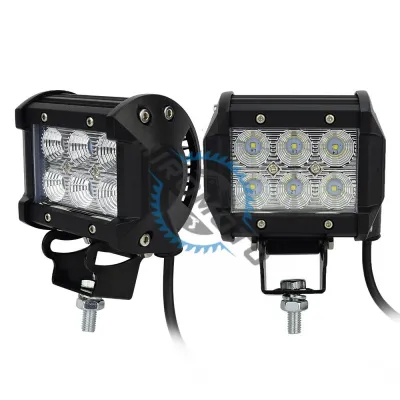 Proiector LED Auto Offroad 6 LEDuri 18W 12V - 24V DreptunghiularV Proiector LED Auto Offroad 6 LEDuri 18W 12V - 24V DreptunghiularV