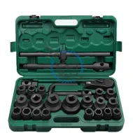 Trusa chei tubulare hexagonale forta, 26 piese 21-65 mm, 3/4 si 1 tol