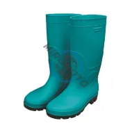 Cizme Cauciuc TOTAL, Marimea 43, Inaltime 39 cm, Impermeabile, Turcoaz