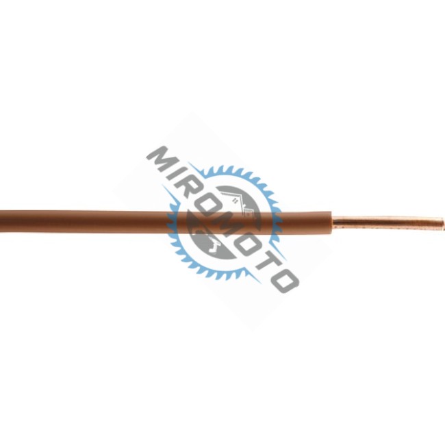Cablu electric FY, H07V-U, 2.5 mm², 100 m, maro, cupru
