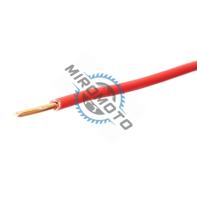 Cablu electric FY, H07V-U, 2.5 mm², 100 m, rosu, cupru