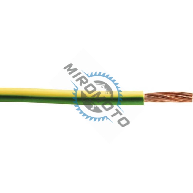 Cablu electric MYF, H07V-K, 2.5 mm², 100 m, galben/verde, cupru