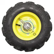 Roata Roaba - TT - ax 20mm - rulment - crampoane - 3.50-6 4PR