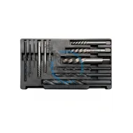 Set extractoare suruburi si burghie metal, Yato YT-0591, 1.4-15 mm, 12 bucati