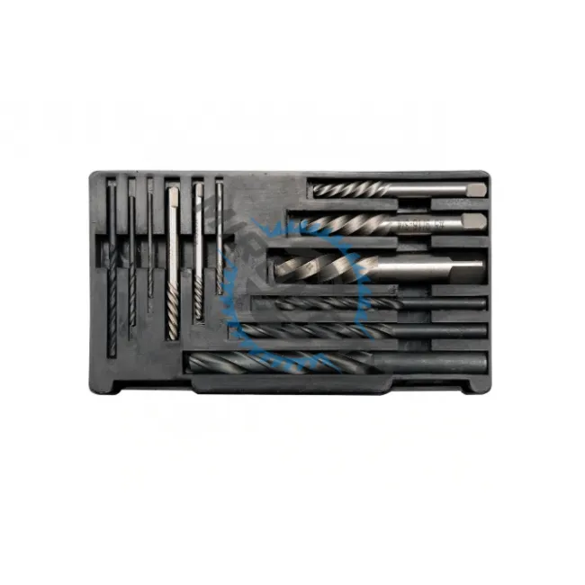 Set extractoare suruburi si burghie metal, Yato YT-0591, 1.4-15 mm, 12 bucati