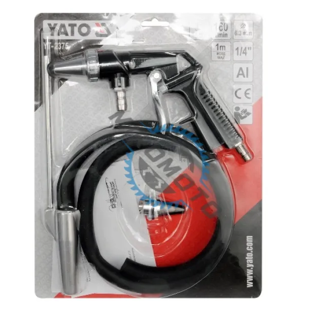 Pistol pentru Sablat 6.3mm + Furtun 1m, Yato YT-2375 Pistol pentru Sablat 6.3mm + Furtun 1m, Yato YT-2375