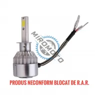 Set 2 Becuri LED Auto H1, C6, 6000K, 36 W, 3800 Lumeni