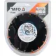 Disc diamantat de taiere segmentat, 230x22.2x2.7 mm, taiere uscata, Yato YT-6005