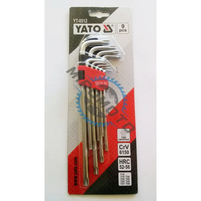 Set Chei Torx T10-T50, 9 piese Yato YT-0512