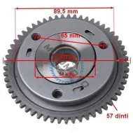 Bendix pornire ATV 150cc, 200cc (varianta 3 bile)