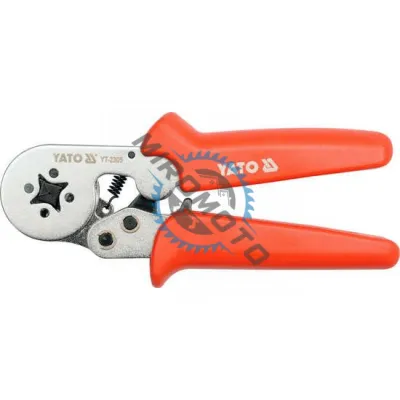 Cleste pentru sertizat, Yato YT-2305, 0.2-6.0 mm2, 175 mm