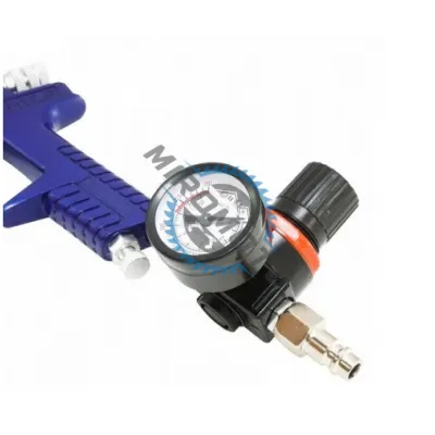 Pistol de vopsit cu aer comprimat, duze 1,4 si 1,7, rezervor 600 ml, HVLP, 3.5 Bar Pistol de vopsit cu aer comprimat, duze 1,4 si 1,7, rezervor 600 ml, HVLP, 3.5 Bar