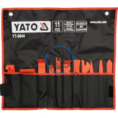 Kit pentru demontare ornamente si tapiterie auto Yato YT-0844, 11 piese Kit pentru demontare ornamente si tapiterie auto Yato YT-0844, 11 piese