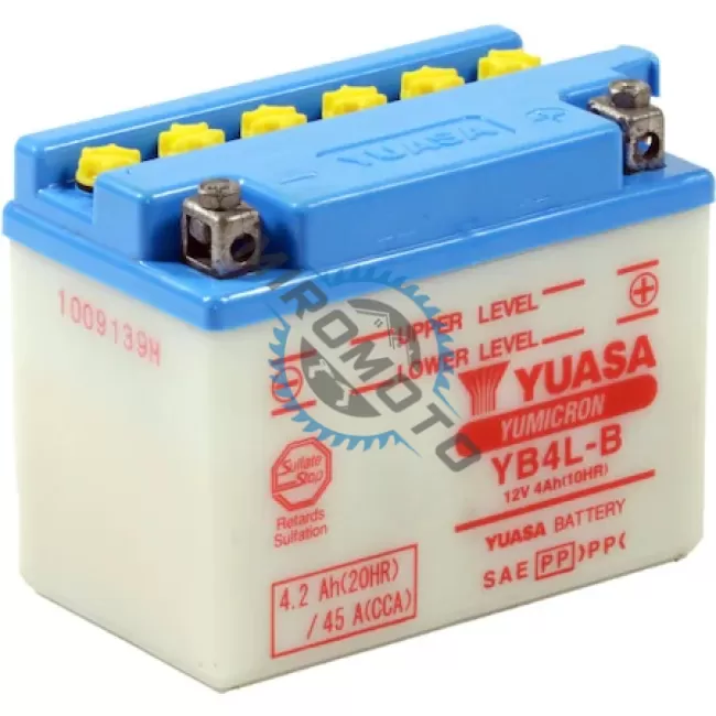 Baterie Moto Yuasa 12V 4Ah, 45A YB4L-B