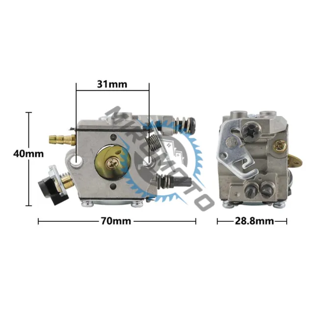 Carburator drujba Husqvarna 51, 55, Original Walbro WT-170