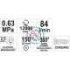Slefuitor pneumatic, Yato YT-09739, excentric 2.5mm, diametru disc 150 mm, 12000 RPM Slefuitor pneumatic, Yato YT-09739, excentric 2.5mm, diametru disc 150 mm, 12000 RPM