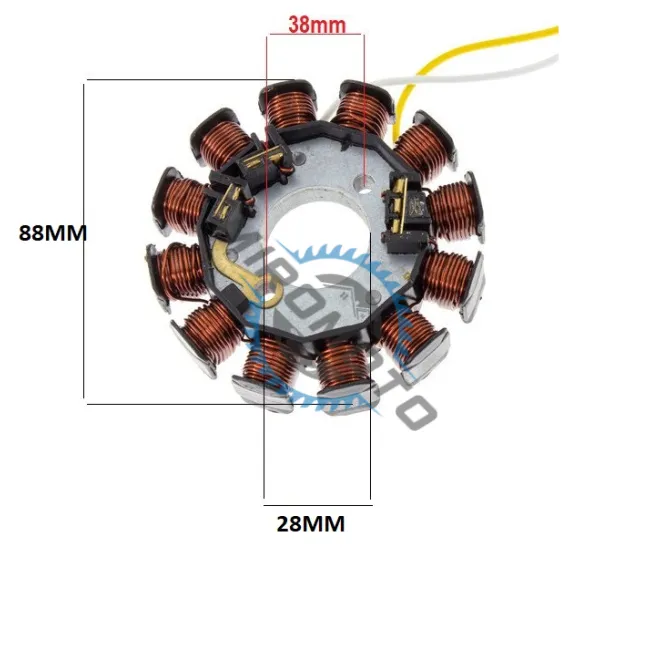 Magnetou Scuter Yamaha Booster, MBK, 12 bobine