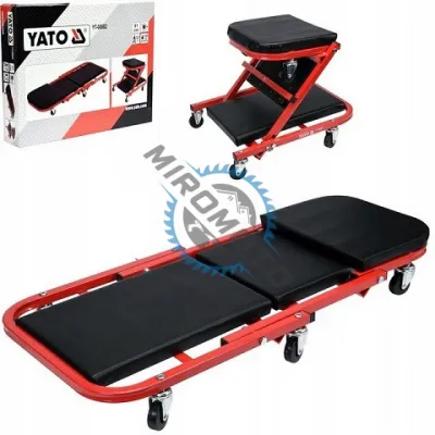 Pat mobil pentru ateliere auto / Targa service, Yato YT-08802, 2 in 1, 910 mm Pat mobil pentru ateliere auto / Targa service, Yato YT-08802, 2 in 1, 910 mm