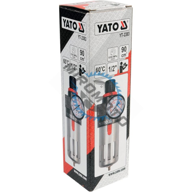Filtru aer pentru Compresoare cu Reductor, Yato YT-2383, Prindere 1/2