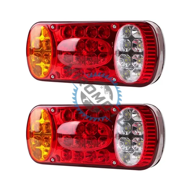 Set 2 lampi stop remorca led cu 5 functii, 12-24 V, TCT-3748