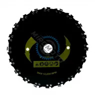 Disc motocoasa cu lant de drujba 230mm x 25.4 mm