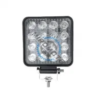 Proiector LED Auto, Offroad, 48W, 12V-24V, 1800 Lumeni, Patrat, 16 Leduri, Flood Beam