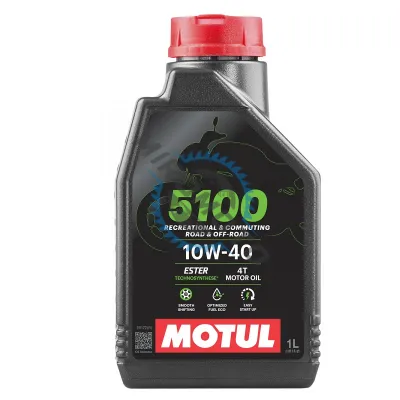 Ulei Motor Motul 5100, 10W40, 4Timpi, 1 Litru Ulei Motor Motul 5100, 10W40, 4Timpi, 1 Litru