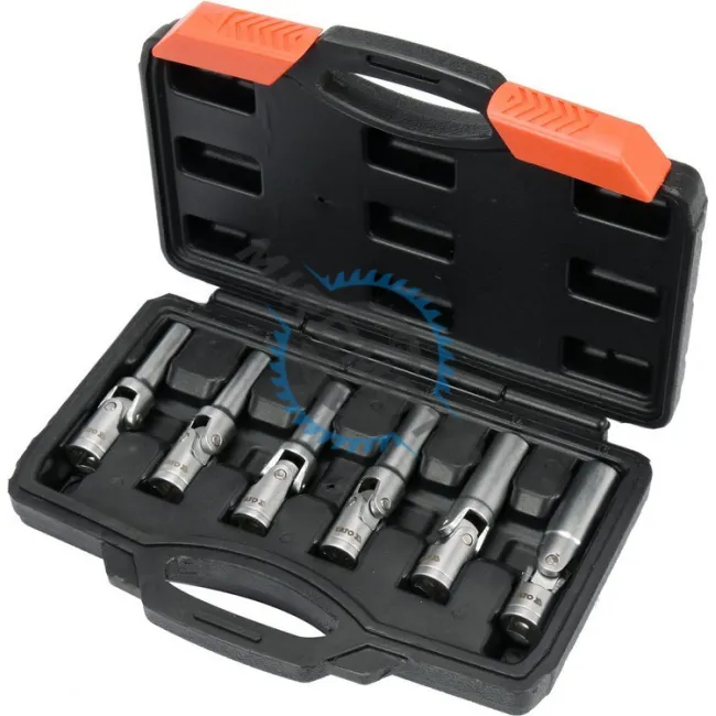 Set chei tubulare cu imbinare flexibila pentru bujii, Yato YT-05339, 6 bucati