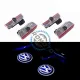 Set 2 Proiectoare Led Logo VW Passat B6, B7, CC, Golf 5, 6, 7, Touareg