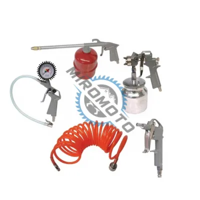 Kit Compresor Aer 5 piese, Furtun Presiune si Pistol Umflat, Lichid , Vopsitorie si Suflat Aer (AYM) Kit Compresor Aer 5 piese, Furtun Presiune si Pistol Umflat, Lichid , Vopsitorie si Suflat Aer (AYM)