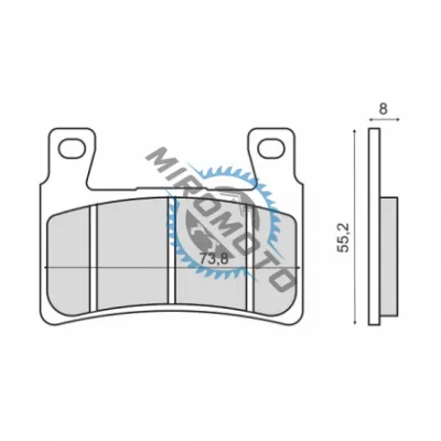 Set placute frana fata Honda CBR 600 Set placute frana fata Honda CBR 600