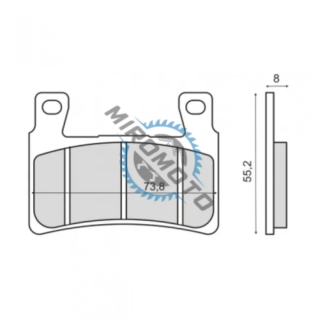 Set placute frana fata Honda CBR 600