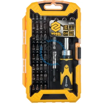 Set surubelnite cu biti, Vorel 64385, 41 piese Set surubelnite cu biti, Vorel 64385, 41 piese