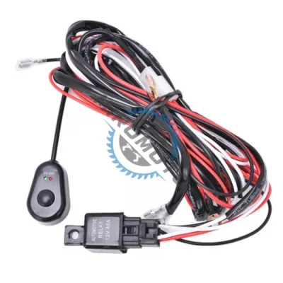 Kit Instalare Proiector Auto, LED Bar cu Intrerupator si Releu, 12V, 40A, 3M Lungime Kit Instalare Proiector Auto, LED Bar cu Intrerupator si Releu, 12V, 40A, 3M Lungime