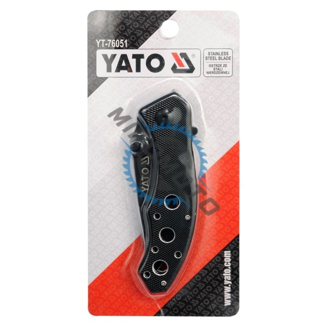 Briceag pliabil negru, Yato YT-76051