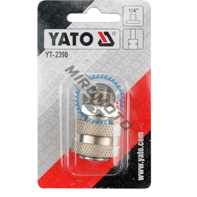 Mufa rapida pentru pistol pneumatic, filet exterior 1/4", Yato YT-2390