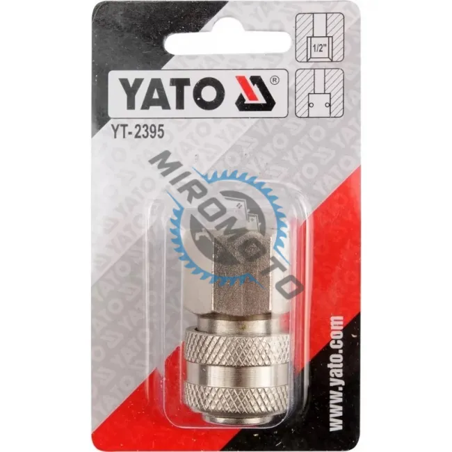 Mufa Rapida pentru Pistol Pneumatic 1/2, cu Filet Interior, Yato YT-2395