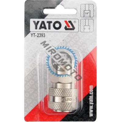 Mufa rapida pentru pistol peumatic, filet interior 1/4", Yato YT-2393 Mufa rapida pentru pistol peumatic, filet interior 1/4", Yato YT-2393