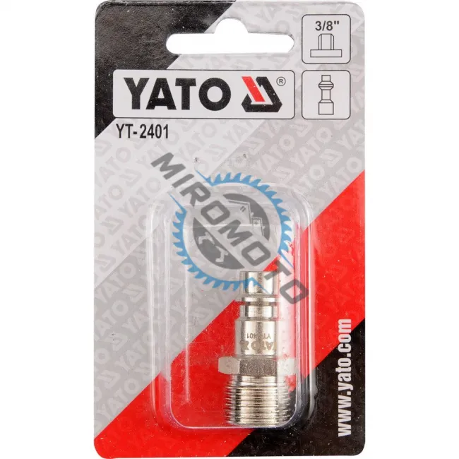 Mufa Rapida Tata cu Filet Exterior 3/8", Yato YT-2401