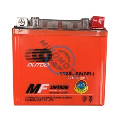 Baterie moto gel 12V 5Ah YTX5L-BS Baterie moto gel 12V 5Ah YTX5L-BS