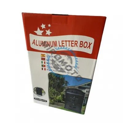 Cutie postala pentru interior / exterior, tabla otel, bronz antichizat , 26 x 9 x 41 cm