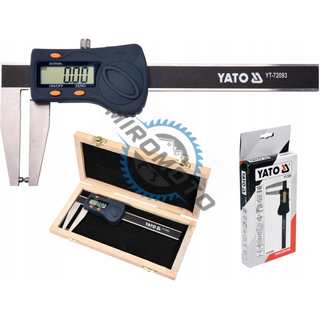 Subler electronic pentru discuri de frana, Yato YT-72093,  180mm, 0-70 mm