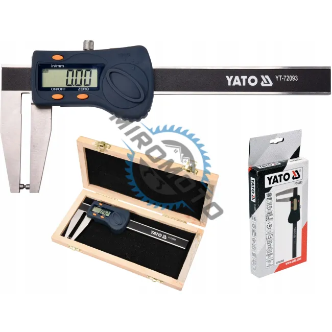 Subler electronic pentru discuri de frana, Yato YT-72093, 180mm, 0-70 mm