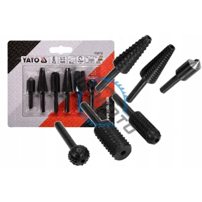 Set cutite frezat, Yato YT-61712, tija 6 mm, ambalaj carton, 6 bucati Set cutite frezat, Yato YT-61712, tija 6 mm, ambalaj carton, 6 bucati