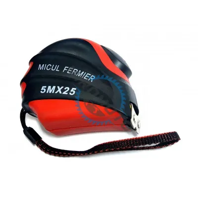 Ruleta 5 Metri, Latime 2.5cm, Autoblocare, Snur, Agatatoare, Micul Fermier GF-0117