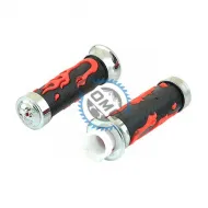 Mansoane ghidon moto, cauciuc, model flacari