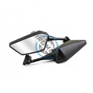 Set Oglinzi Moto si ATV Negre cu Prindere pe Carena