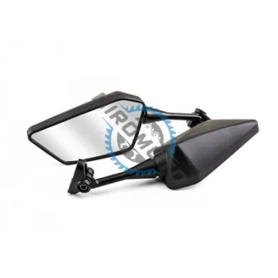 Set Oglinzi Moto si ATV Negre cu Prindere pe Carena