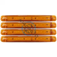 Lampa Gabarit cu 12 LED-uri 12/24V Set 4buc, Galben