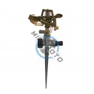 Aspersor metalic tip tarus cu impuls, 5 bar, raza 12 m, 452 mp